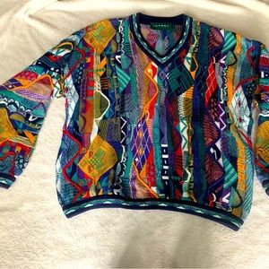 Vintage Tundra Coogi-style sweater